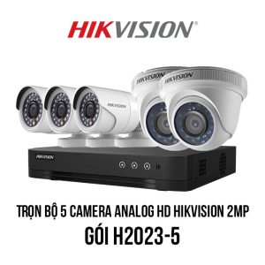 Trọn bộ 5 camera quan sát TVI