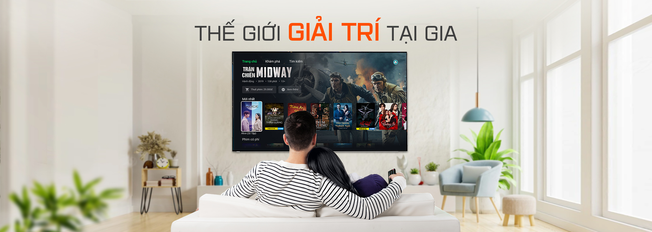 FPT Play giải trí tại gia