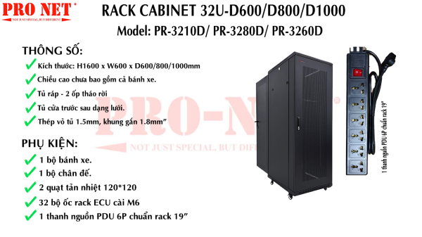 Tủ Rack 32U