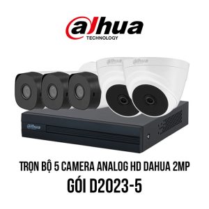 Trọn bộ 5 camera quan sát TVI